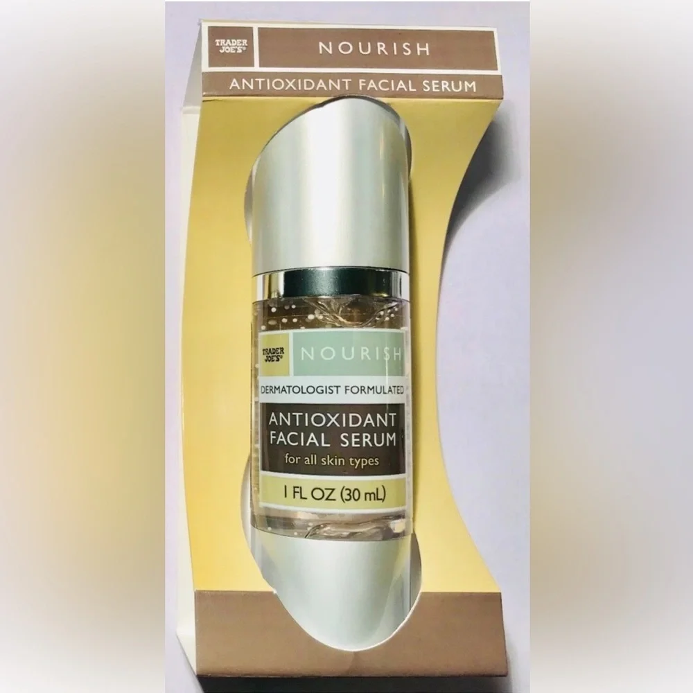 NIB Trader Joe's Nourish Antioxidant Facial Serum Primer 1 Fl oz